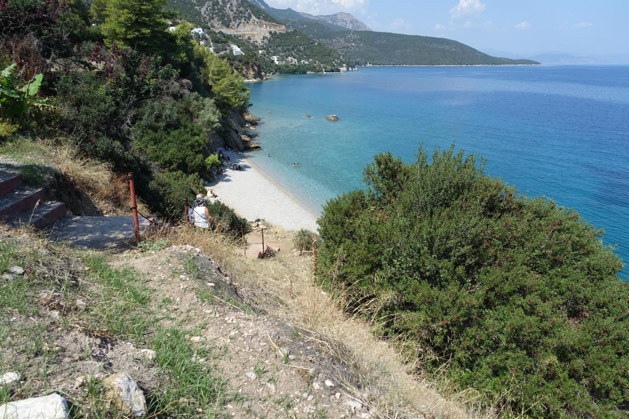 Studio In Villa In Kalloni Direkt Am Meer Εξωτερικό φωτογραφία